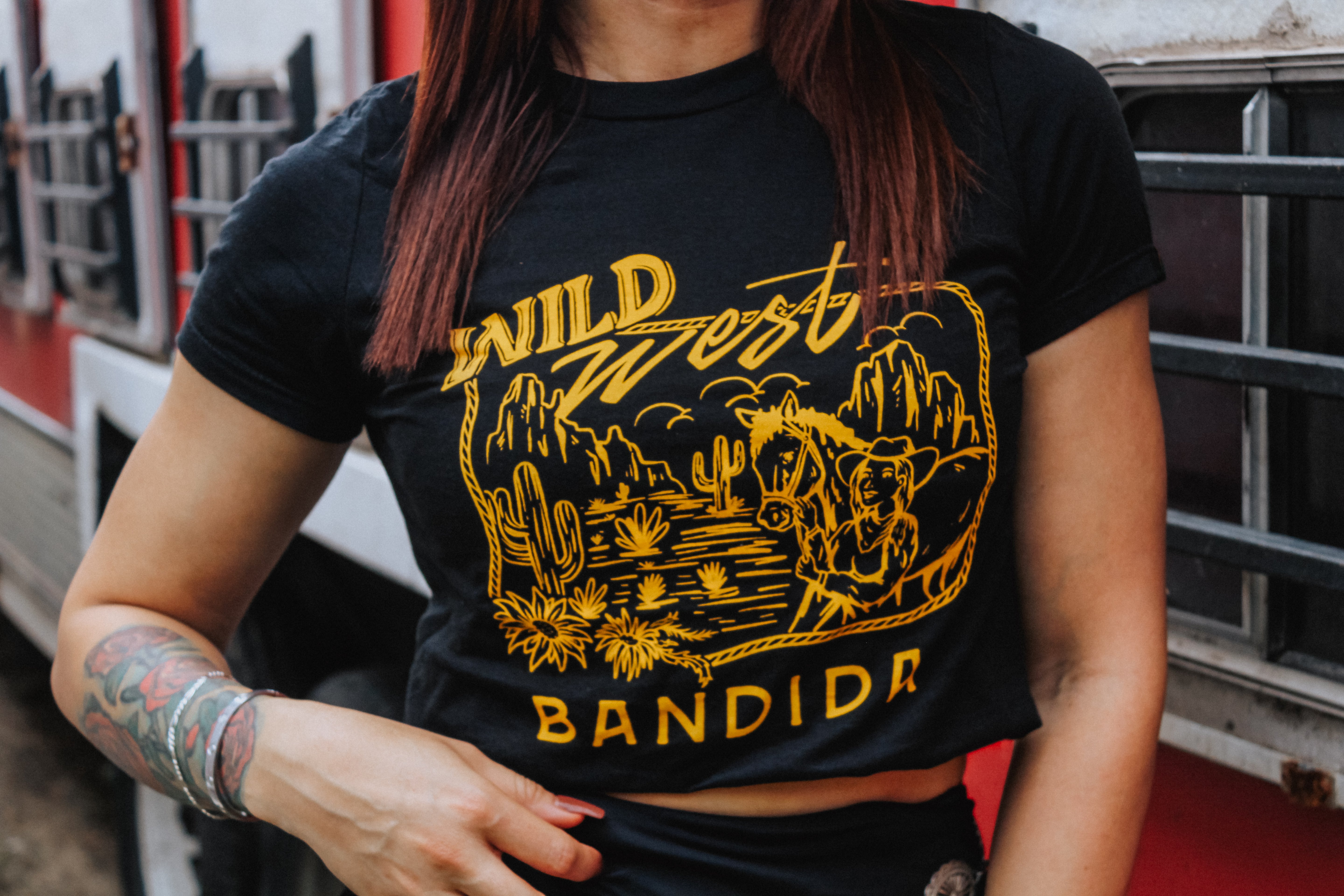 Playera Vaquera para Mujer "Wild West"