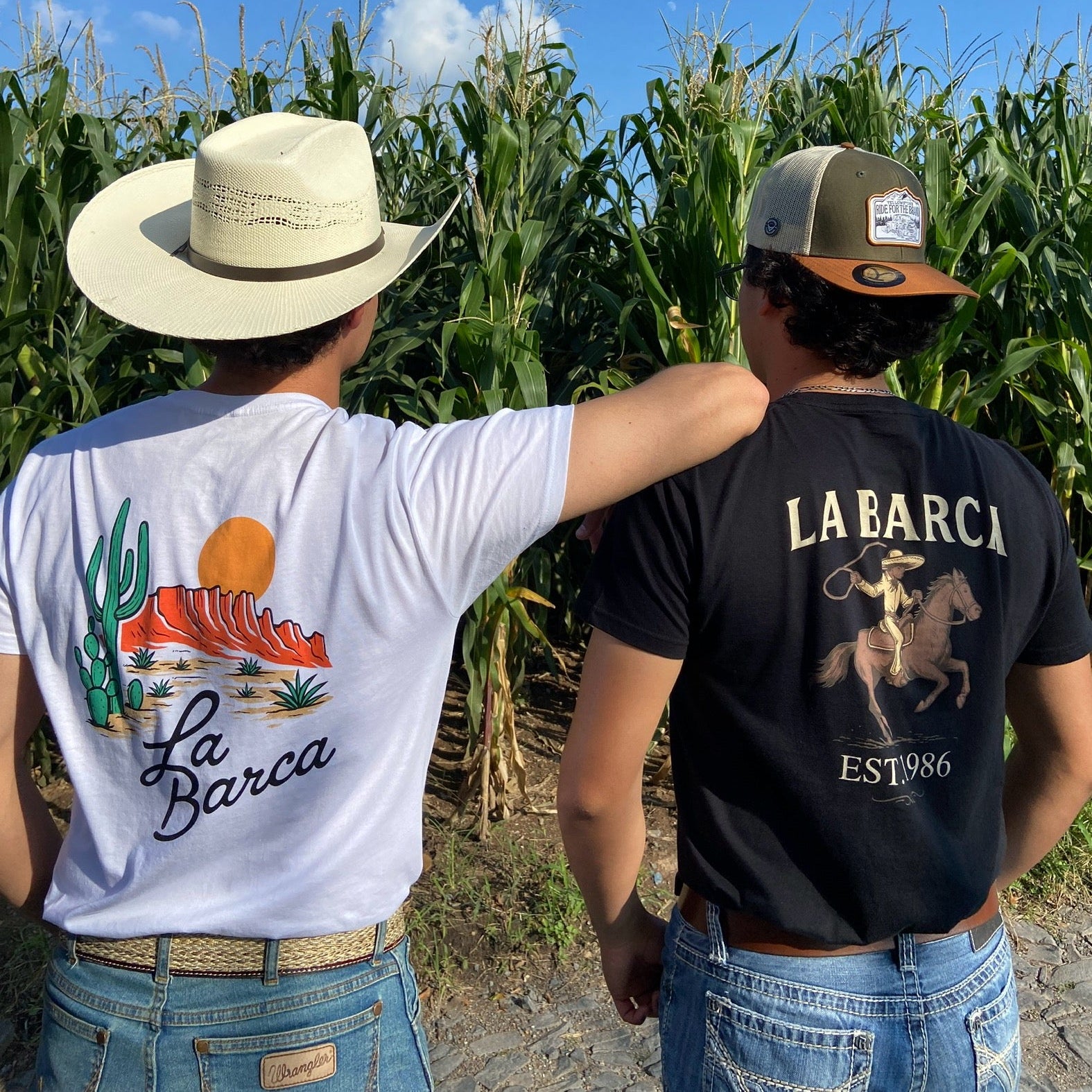 Playera Vaquera para Hombre "Est. 1986"