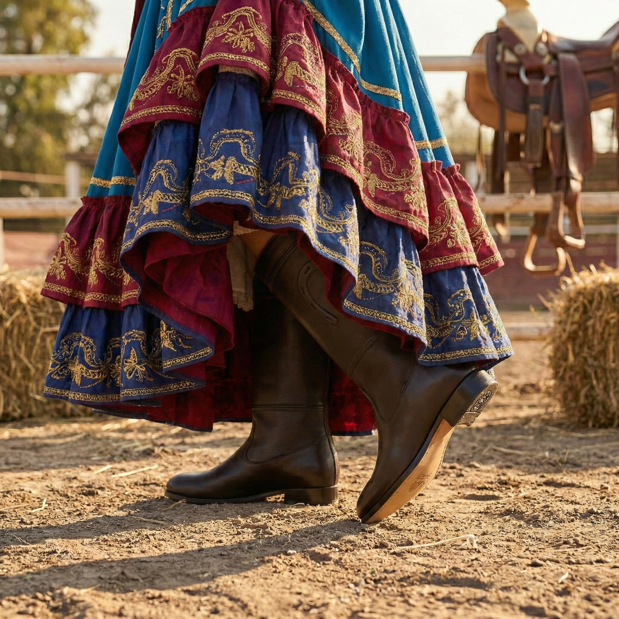 Bota Jalisco para Escaramuzas