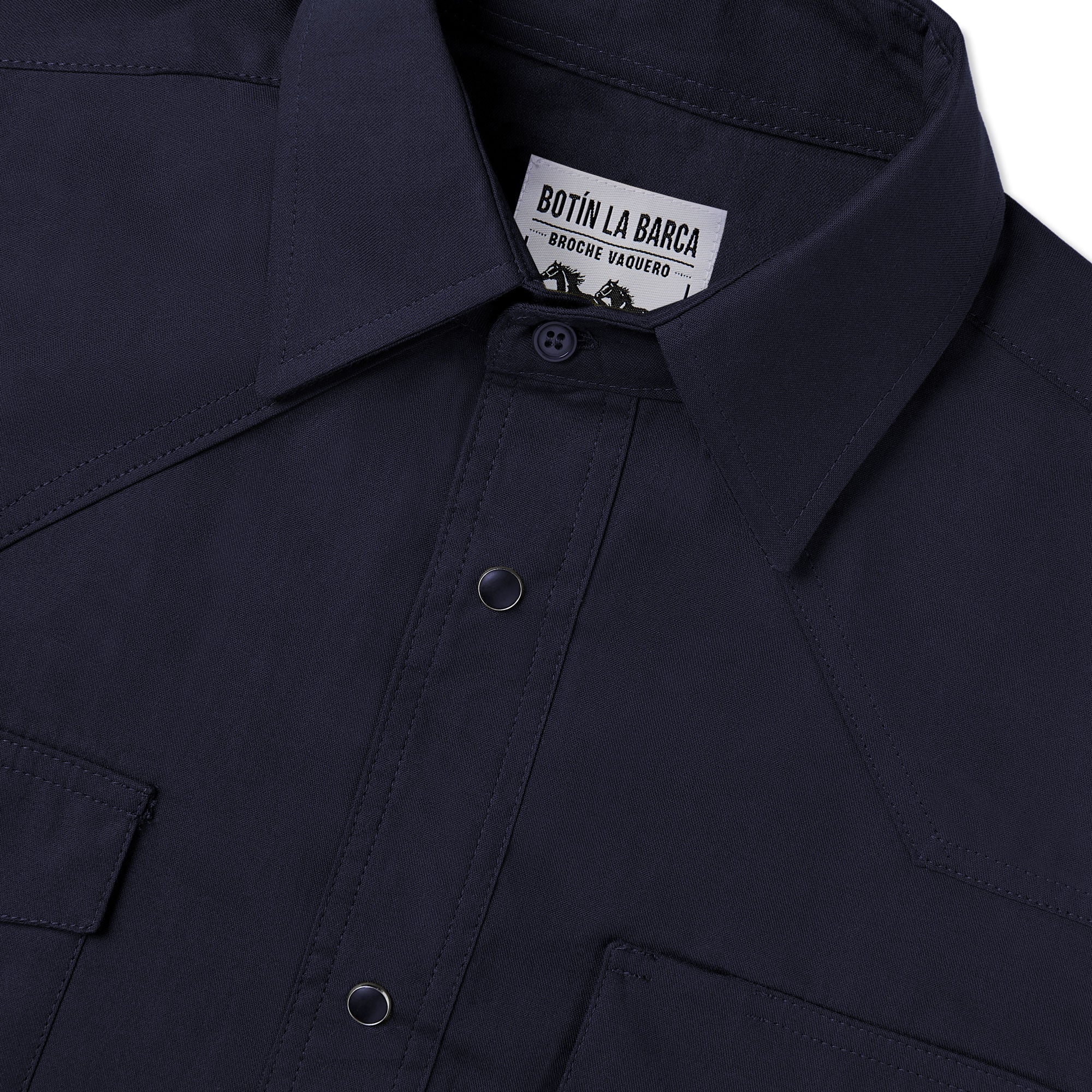 Camisa Vaquera para Hombre Azul