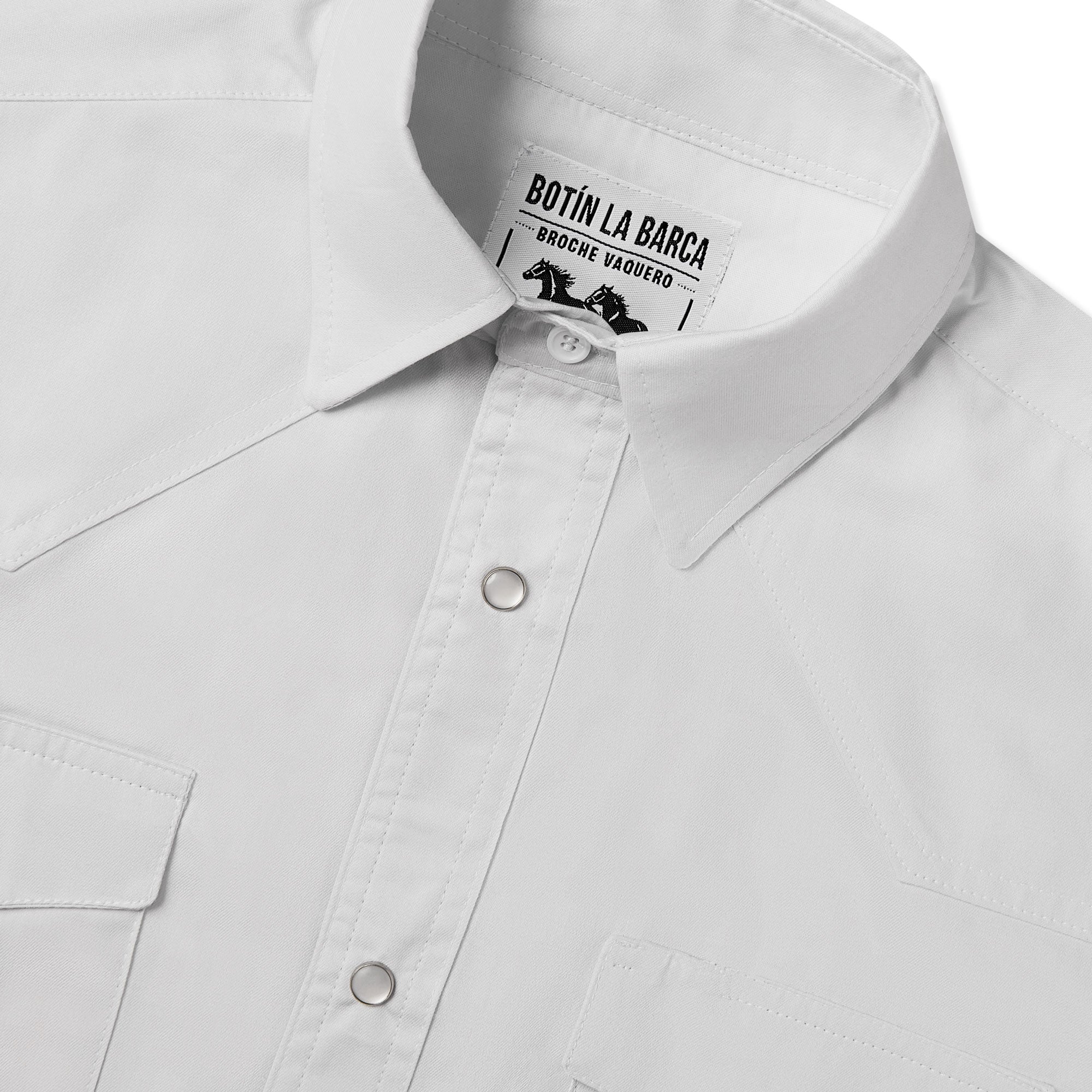 Camisa Vaquera para Hombre Blanca