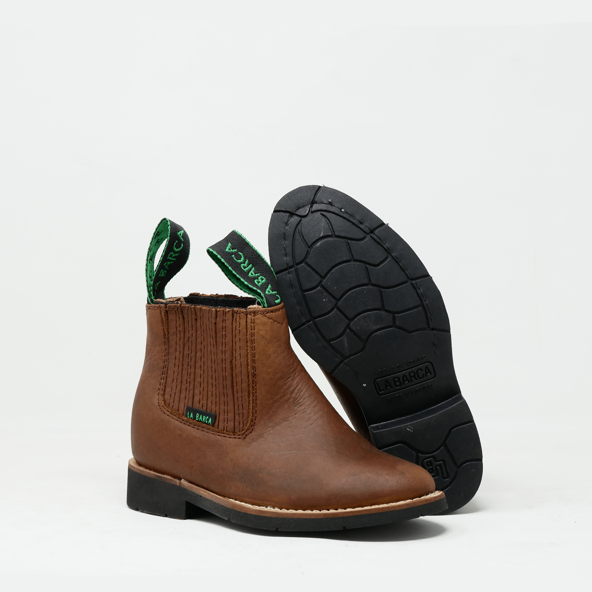 Botín charro color maple para niño - Botín La Barca