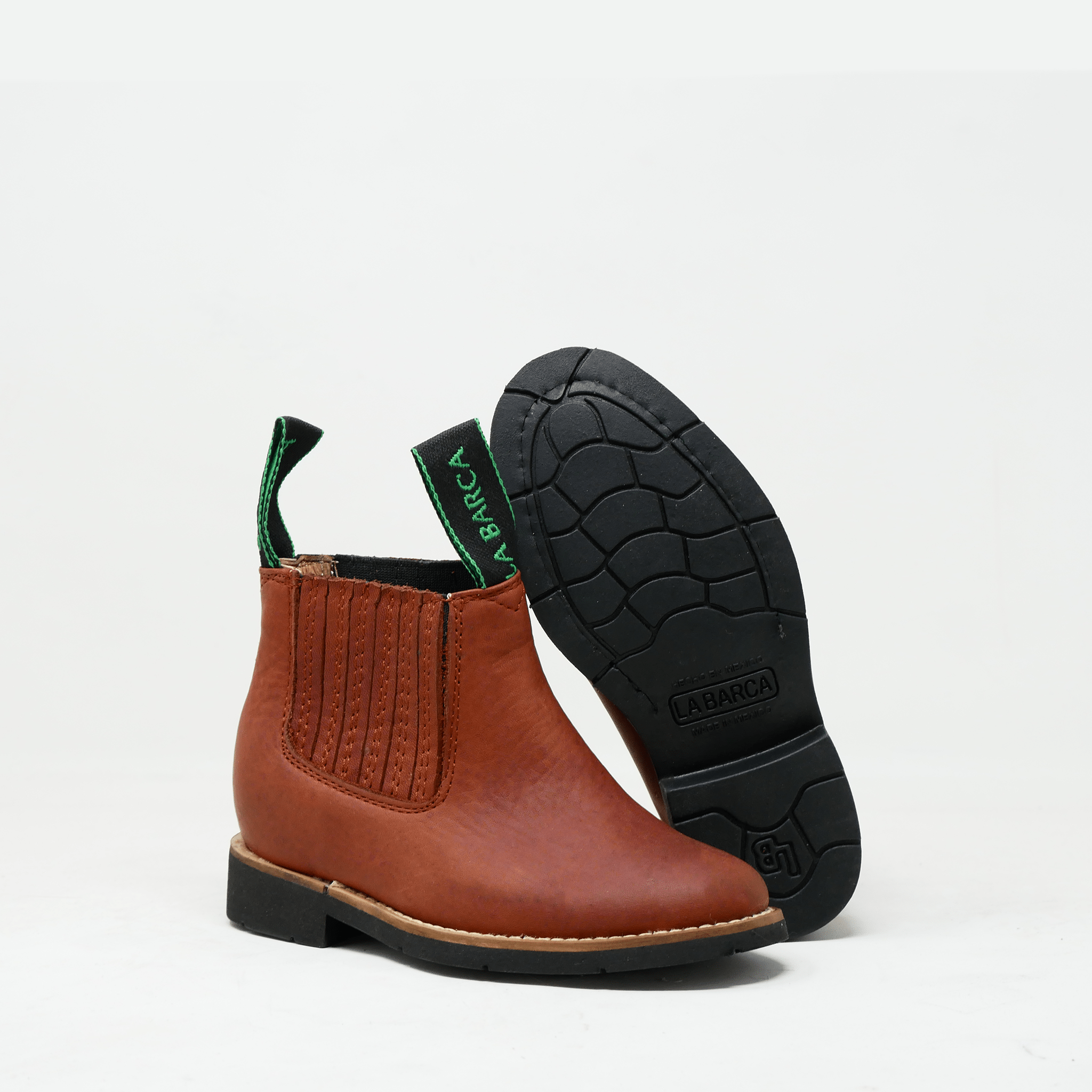 Botín charro color shedrón para niño - Botín La Barca