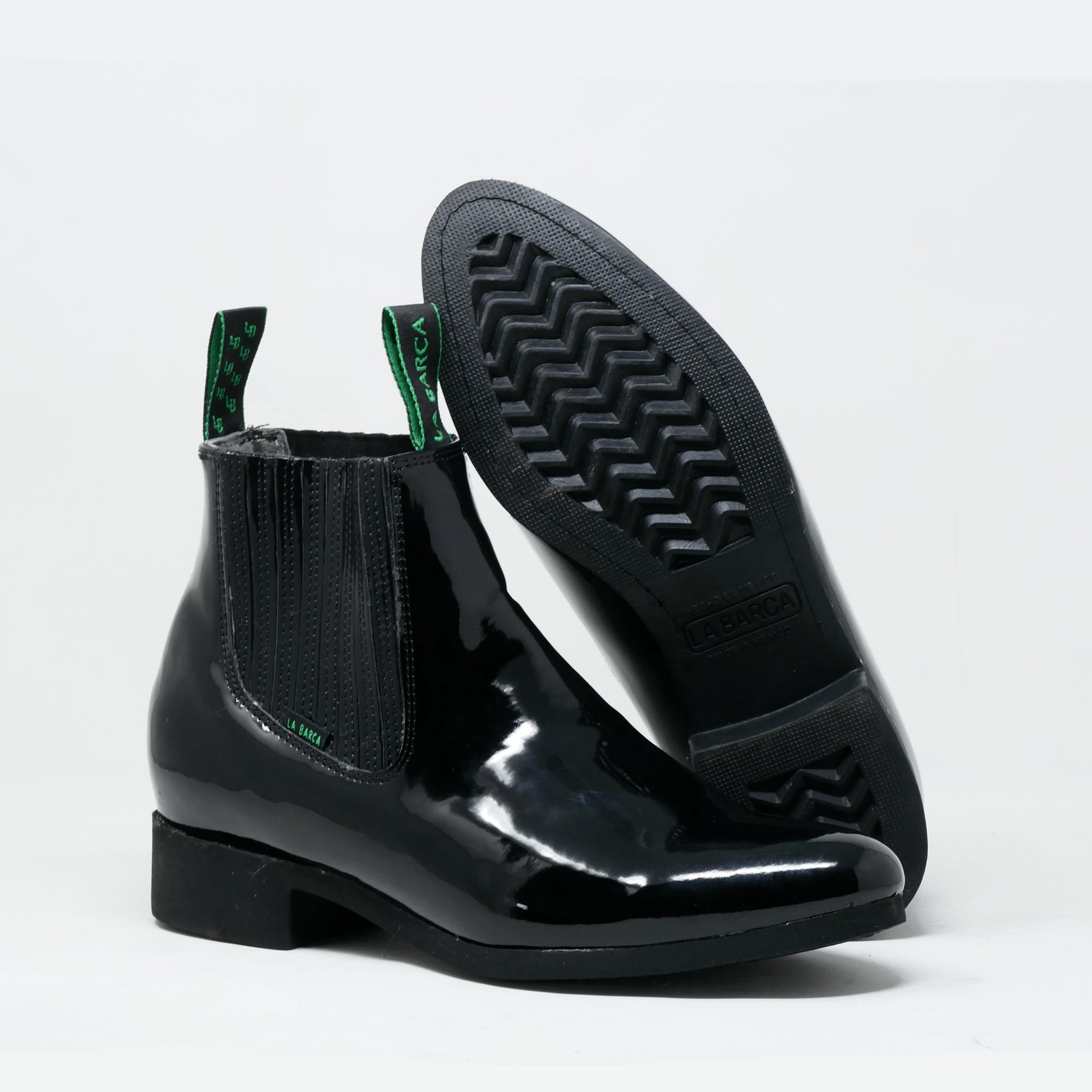 Botín de Charol Suela de Hule - Botín La Barca