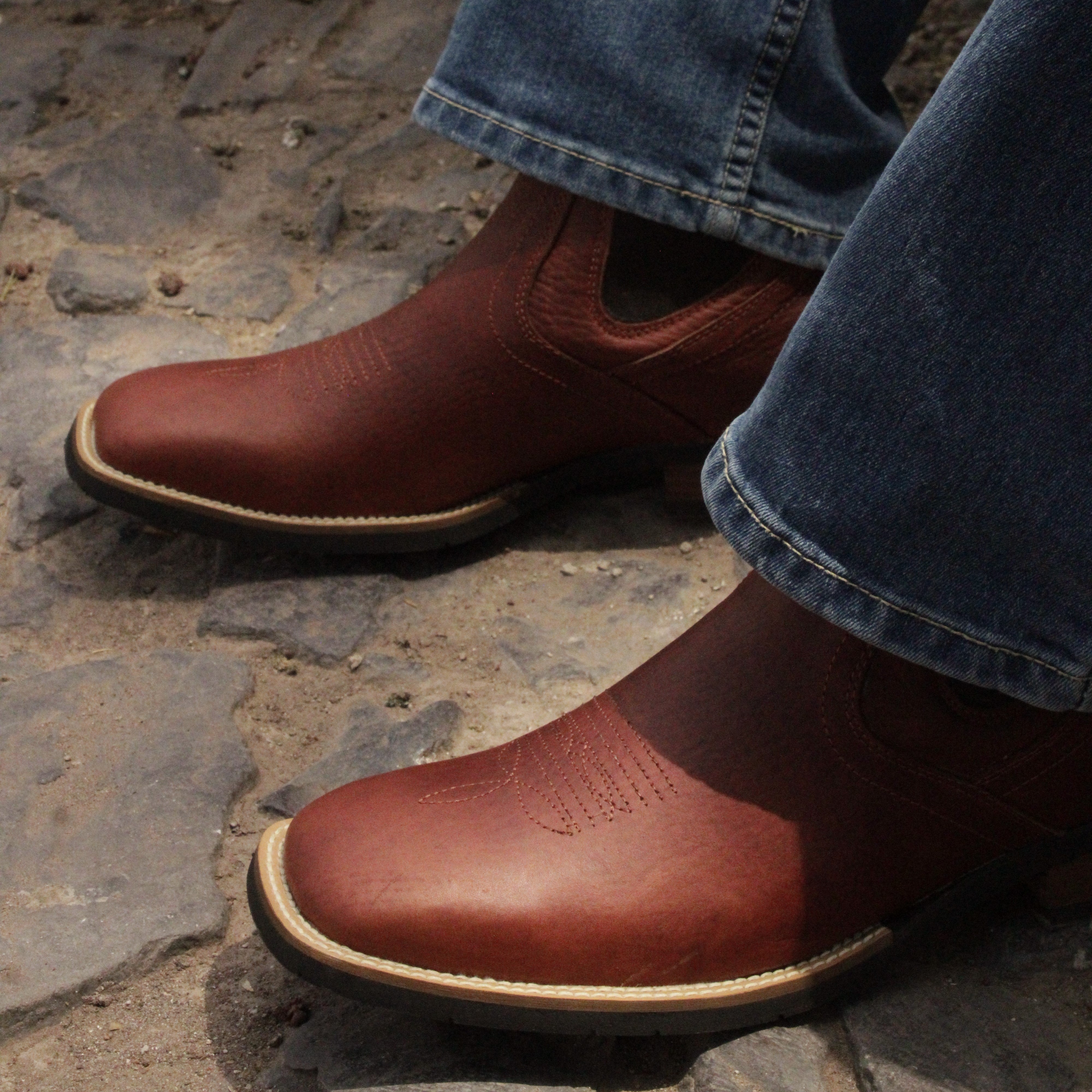 Botin Vaquero Color Shedrón para Hombre - Botín La Barca