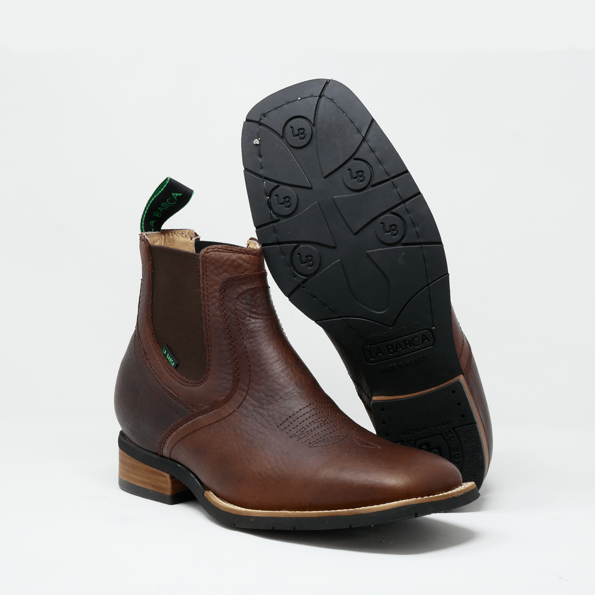 Botin Vaquero Color Café para Hombre - Botín La Barca
