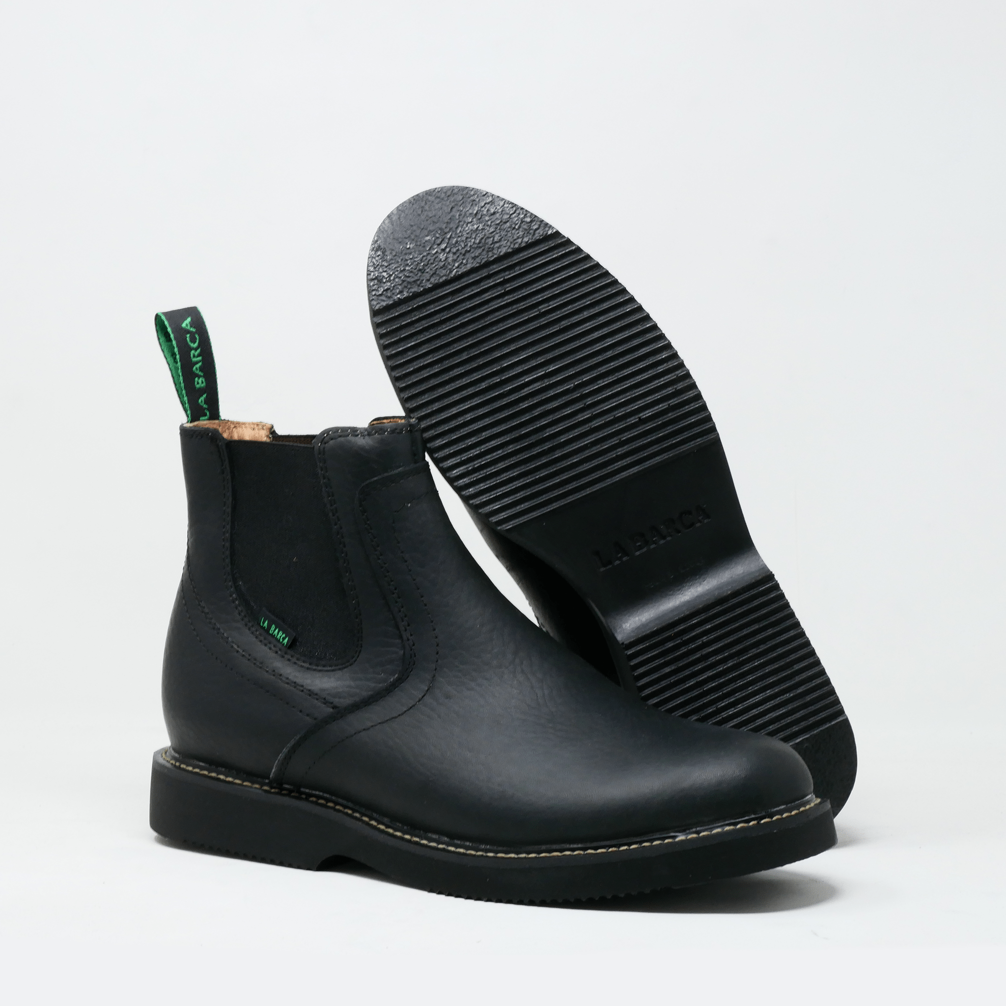 Botín vaquero de trabajo color negro para hombre - Botín La Barca