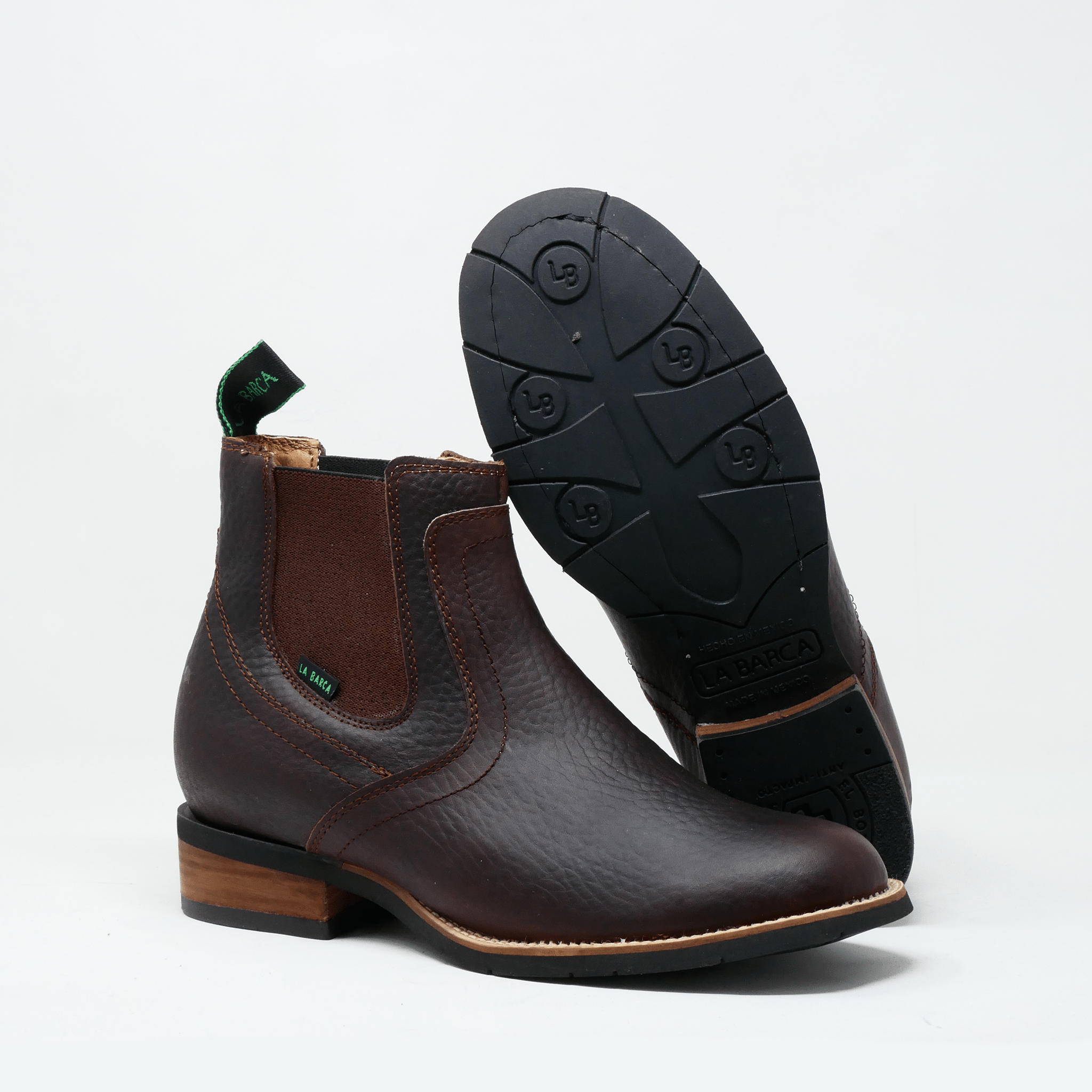 Botín Vaquero Oscuro para Hombre - Botín La Barca