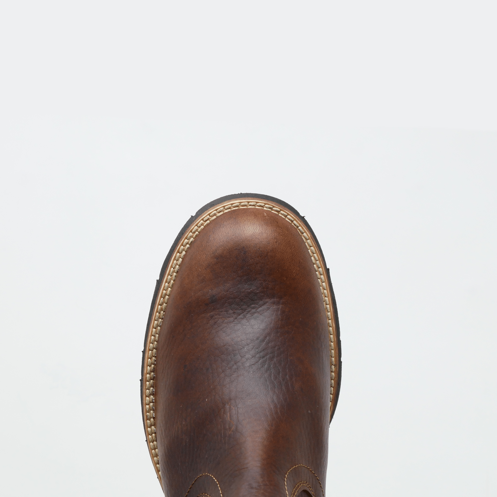 Botín Vaquero Café para Hombre - Botín La Barca