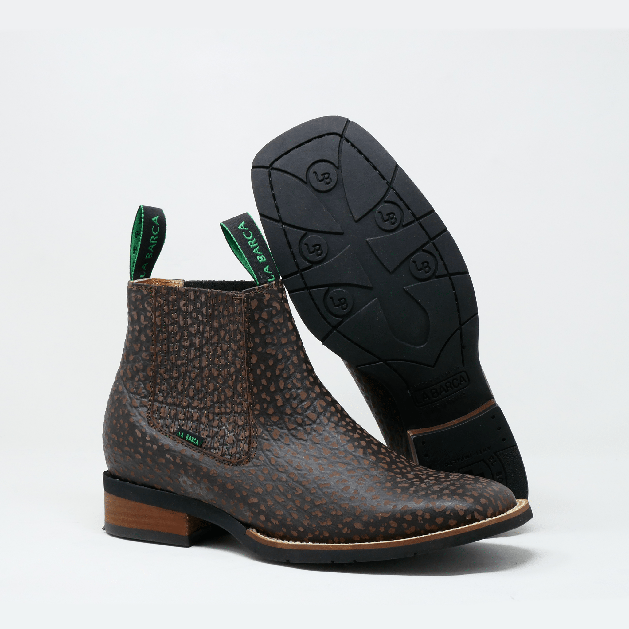 Botín Vaquero Tonalá Suela de Hule - Botín La Barca