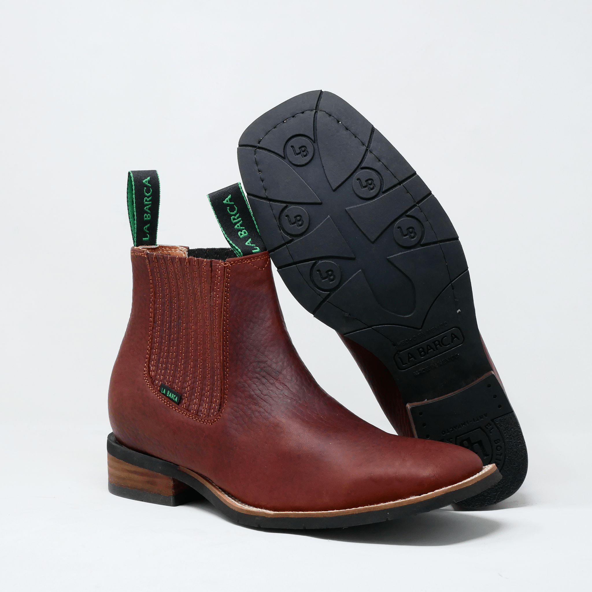 Botín Vaquero Tonalá Suela de Hule - Botín La Barca