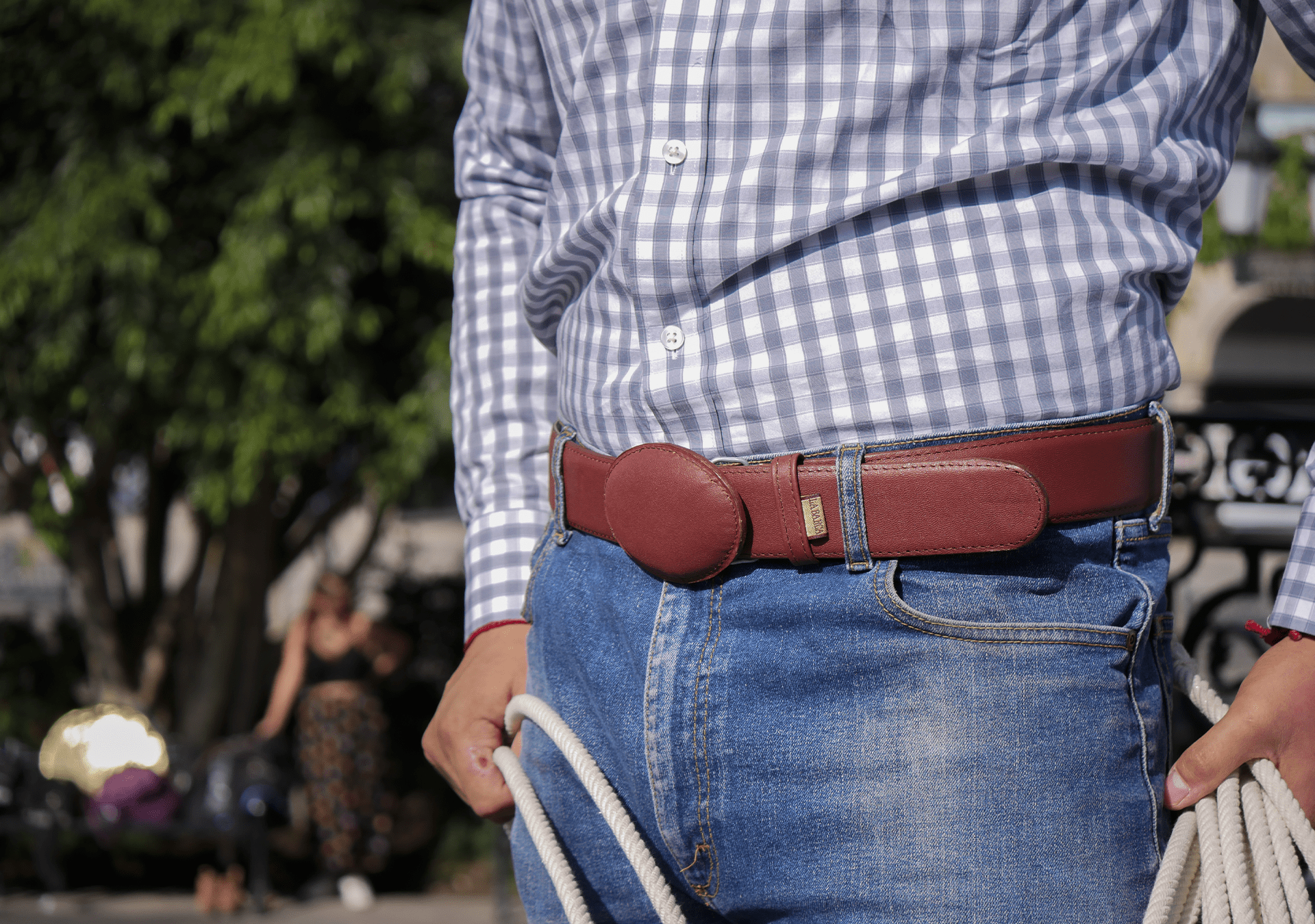 Cinto Vaquero de Piel - Botín La Barca