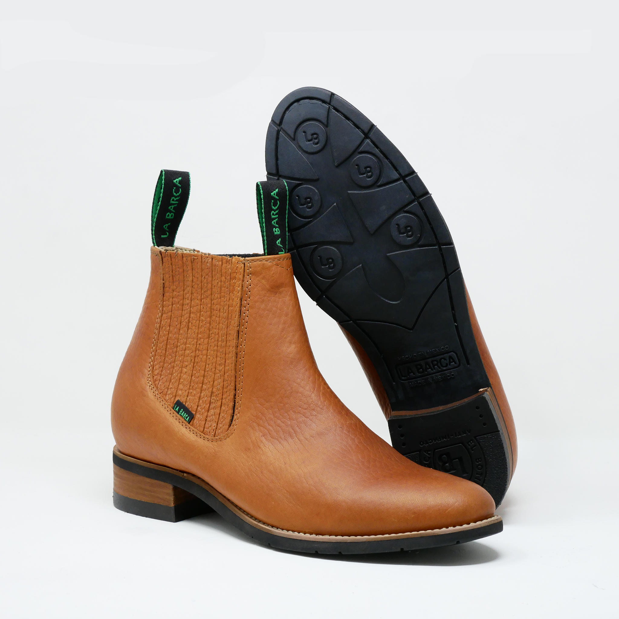 Nuevo botín charro color miel para hombre - Botín la Barca