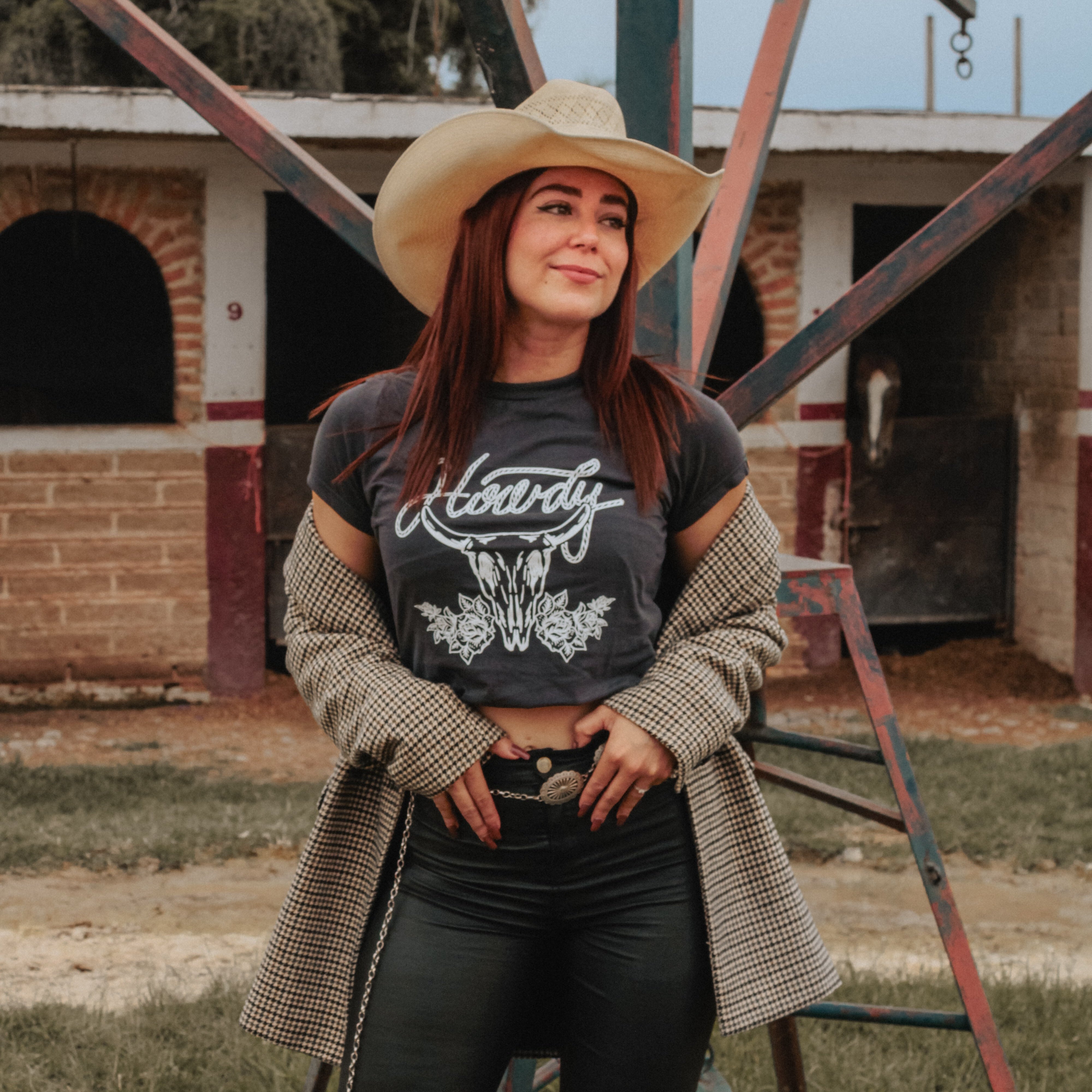 Playera Vaquera para Mujer "Howdy"