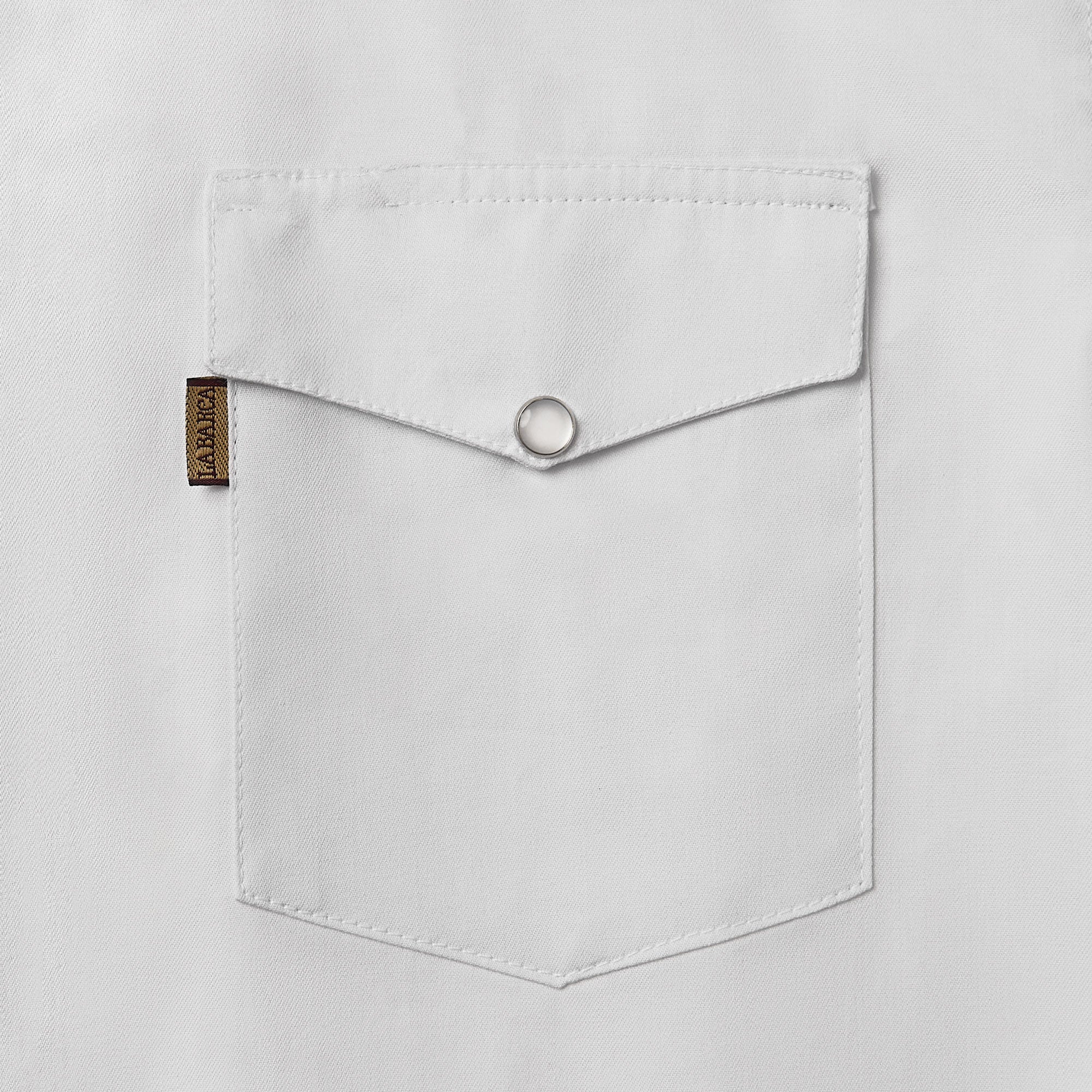 Camisa Vaquera para Hombre Blanca