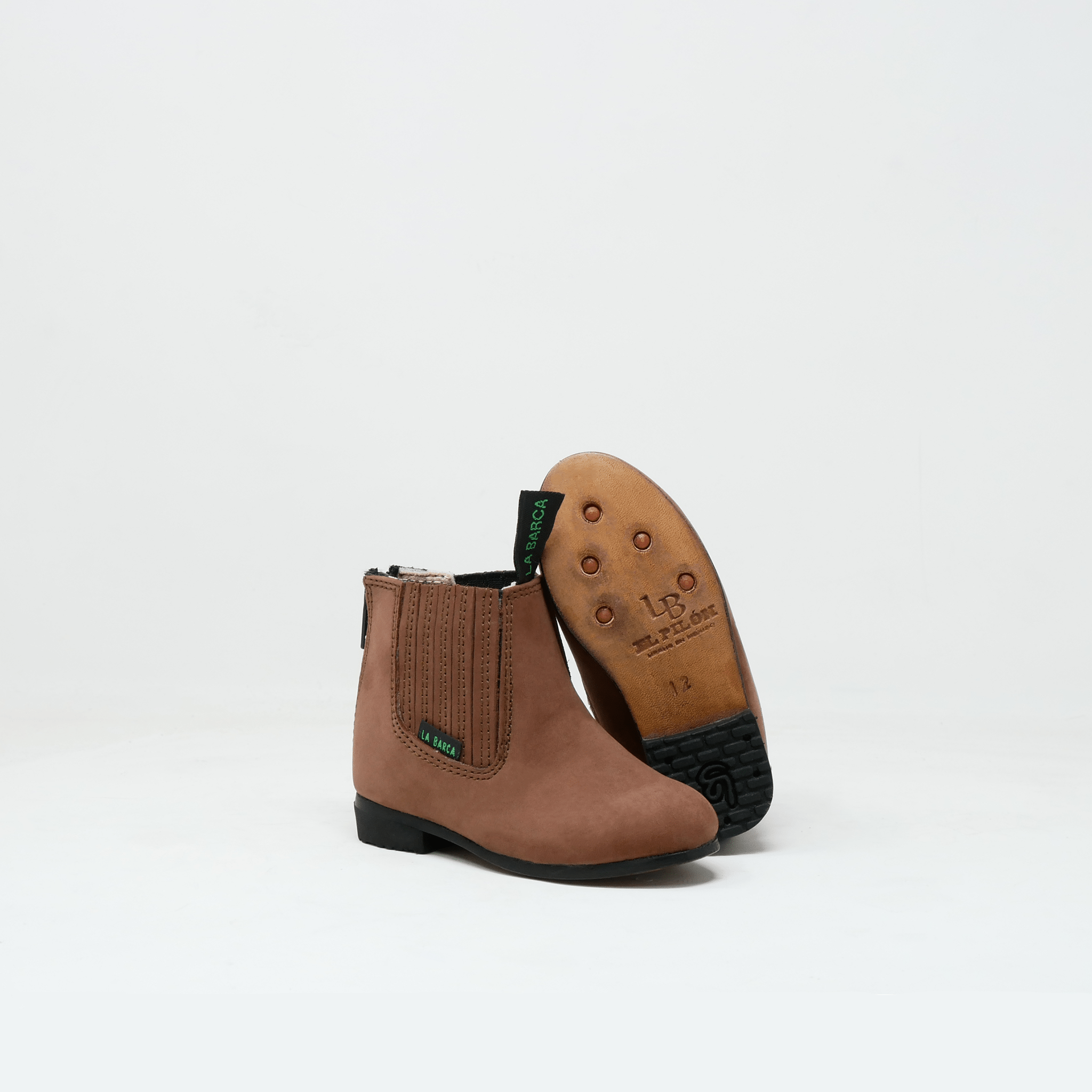 Botín Charro Bebé Suela Cuero - Botín La Barca
