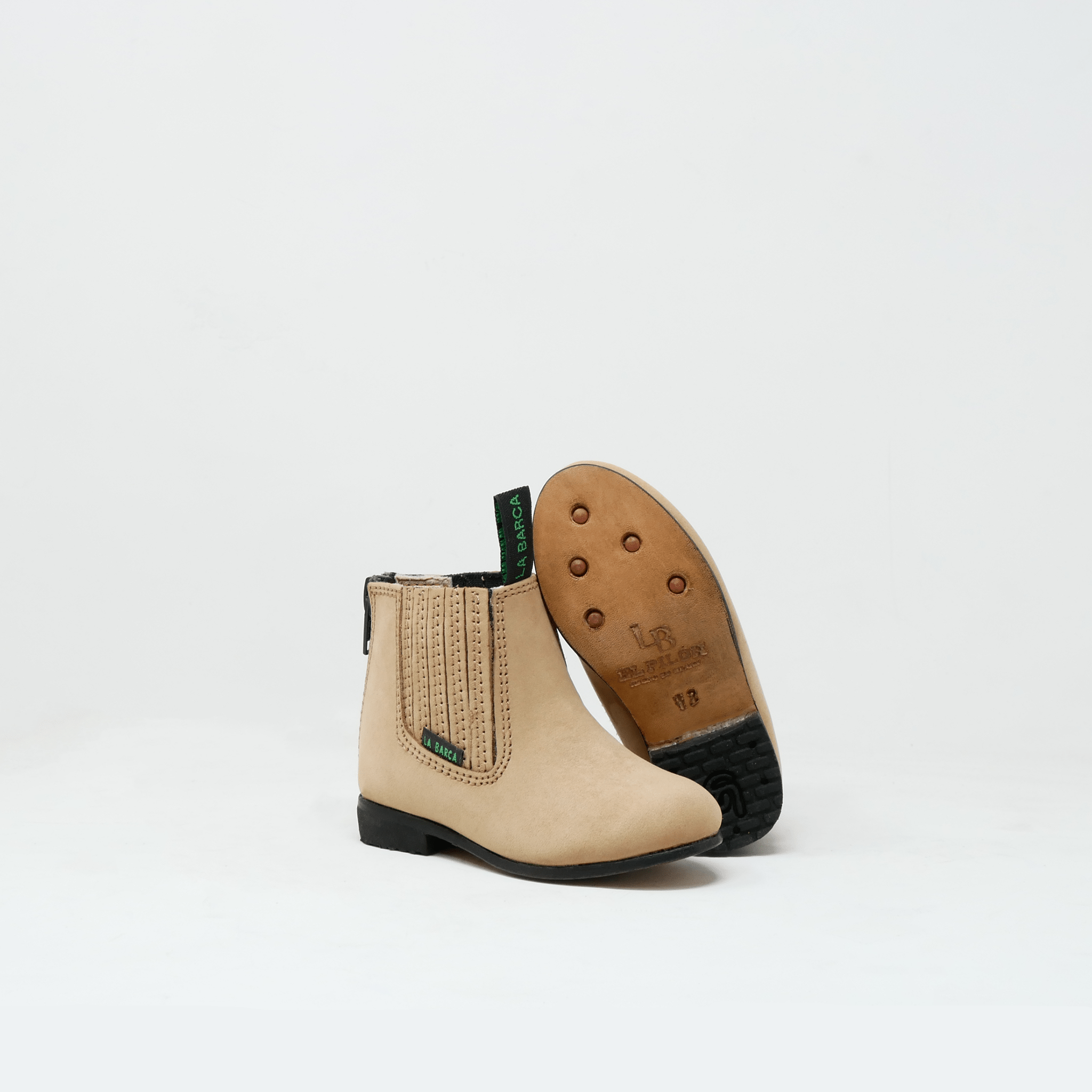 Botín Charro Bebé Suela Cuero - Botín La Barca