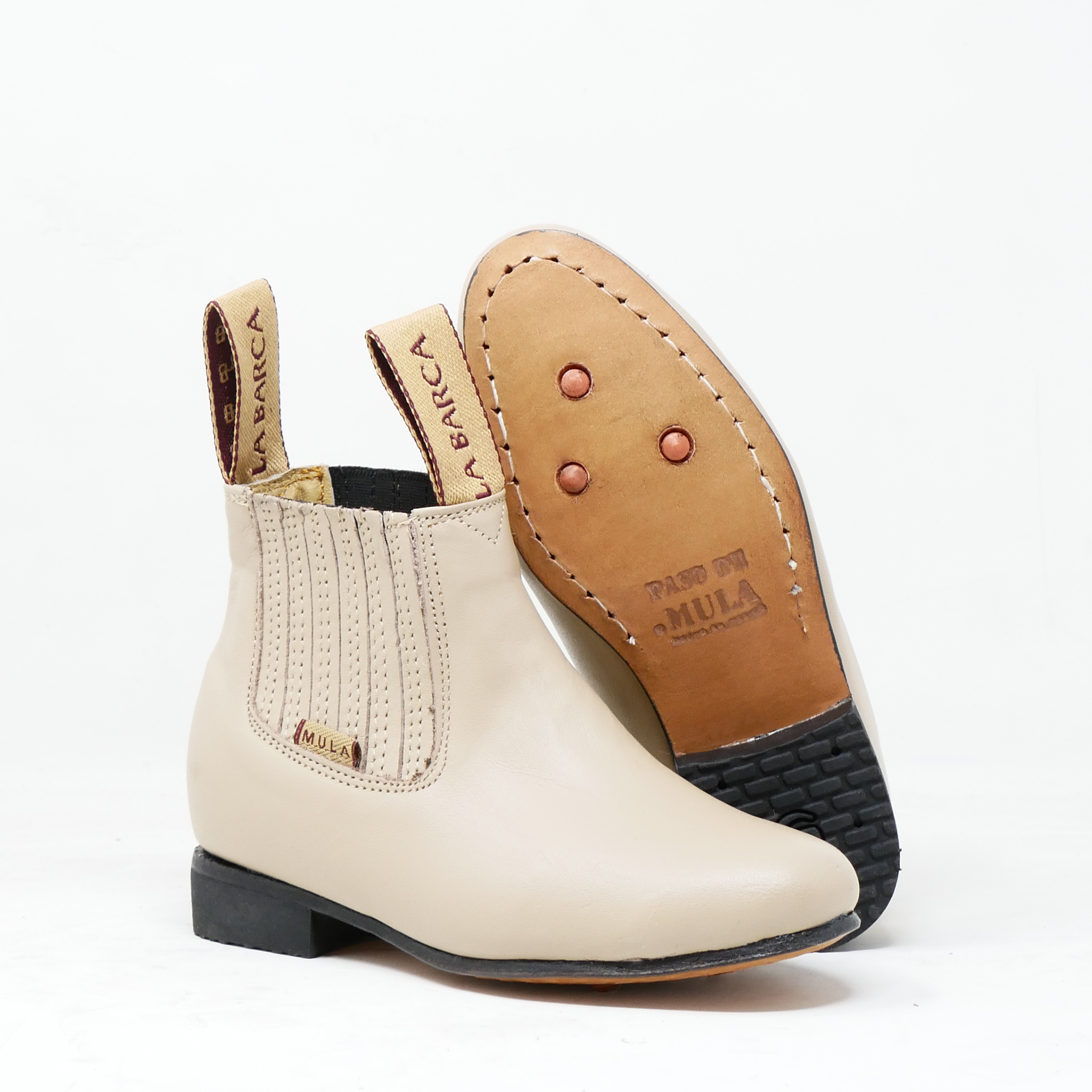 Botín Charro para Niños con Suela Cuero - Botín La Barca