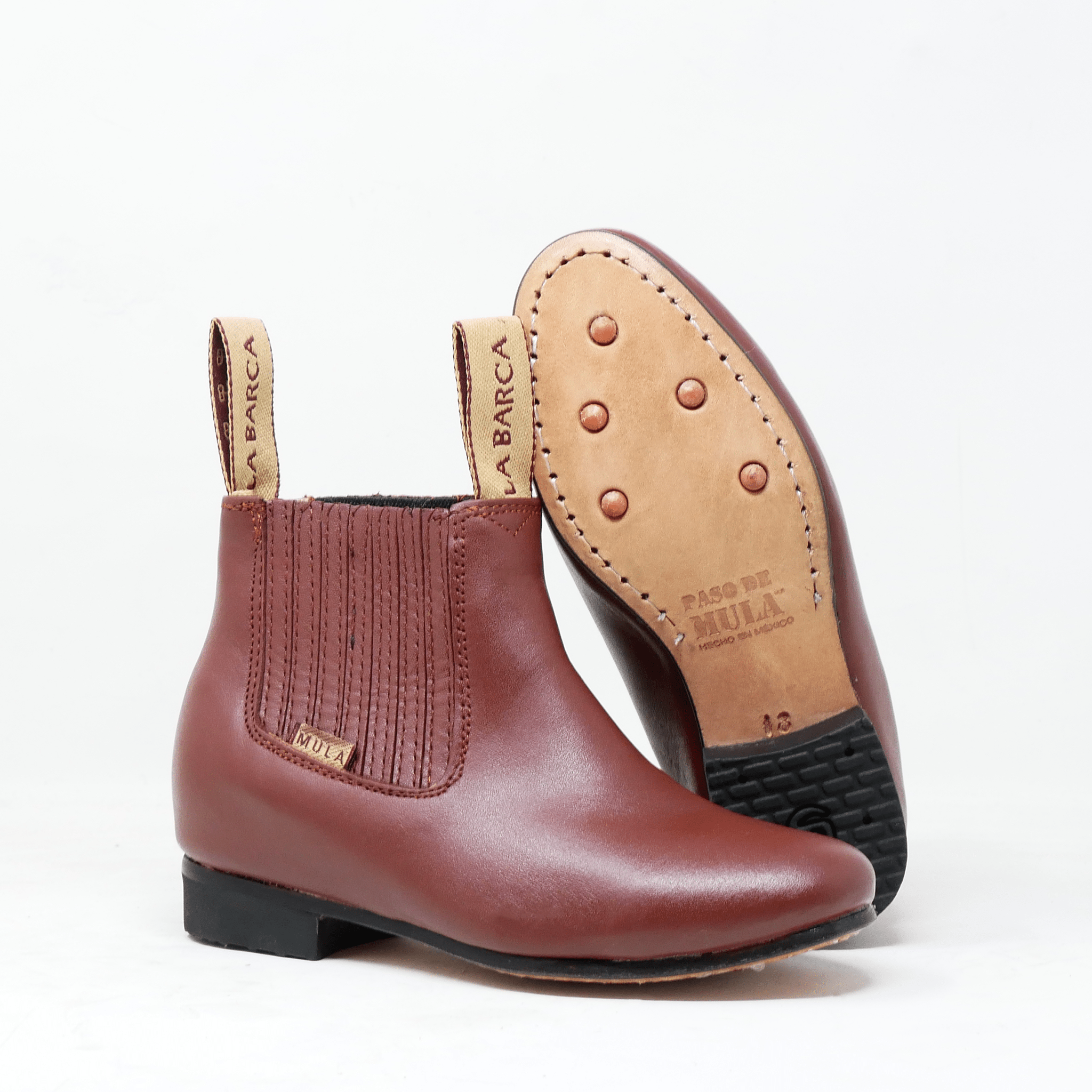 Botín Charro para Niños con Suela Cuero - Botín La Barca