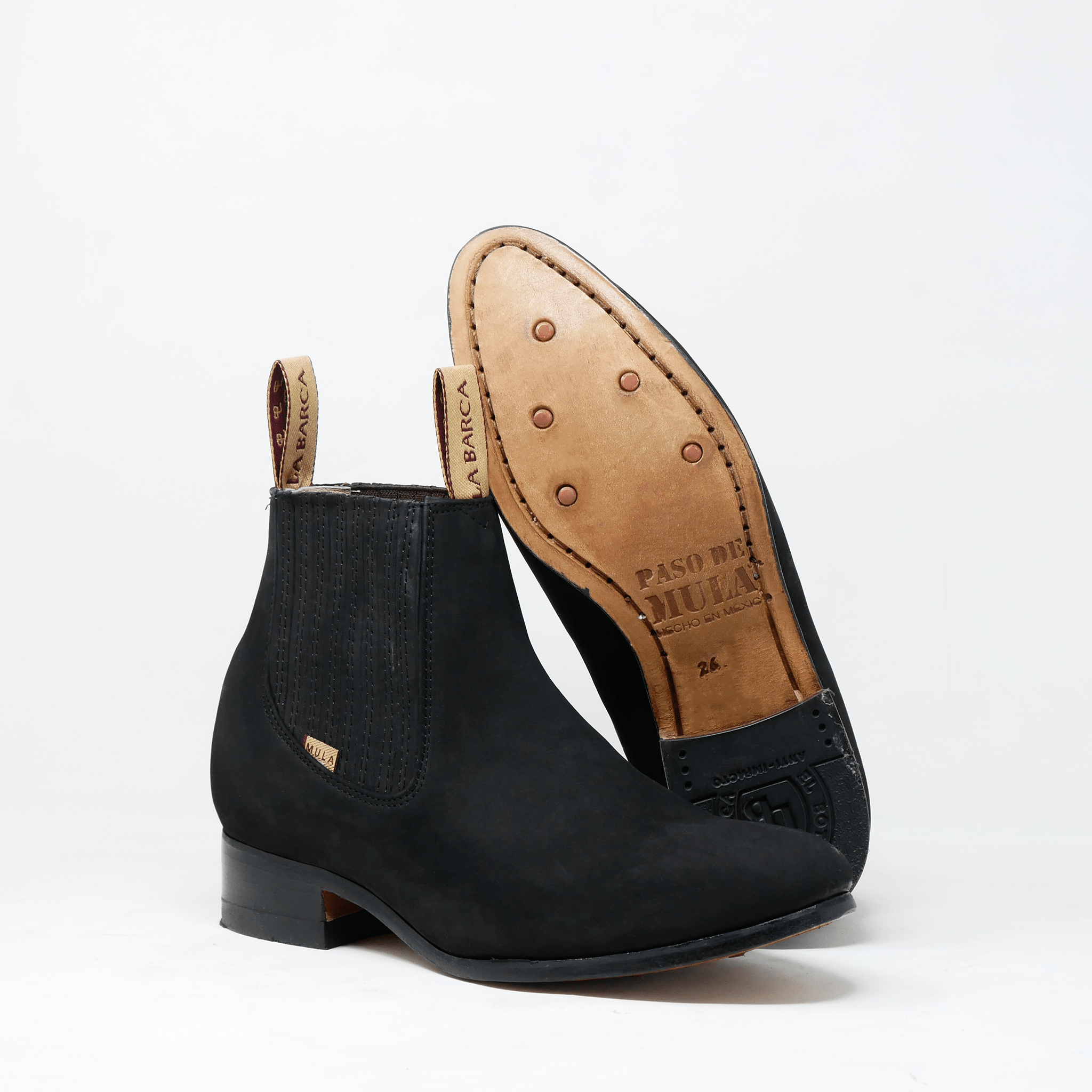 Botín Charro Paso de Mula Nobuck - Botín La Barca