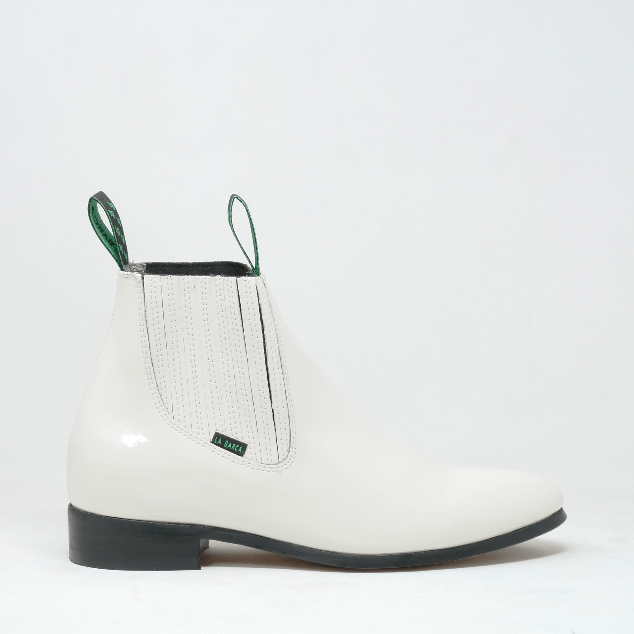 Botín de Charol Suela de Cuero - Botín La Barca
