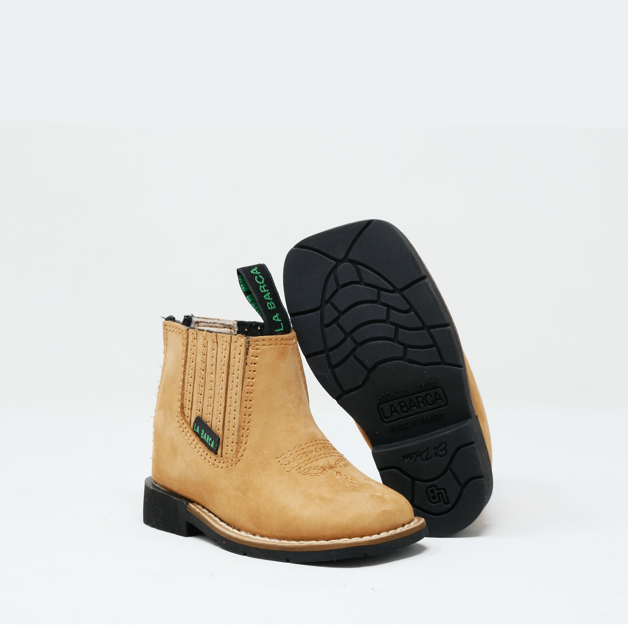 Botín Vaquero para Bebé Camel - Botín La Barca