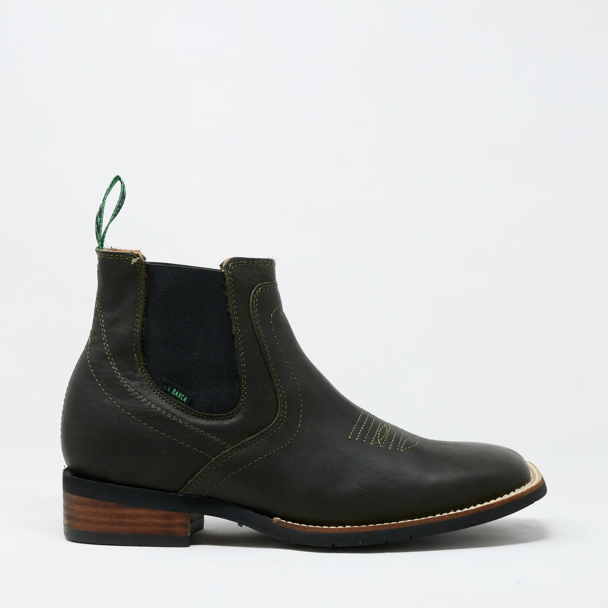 Botin vaquero bulldog suela de hule - Botín La Barca