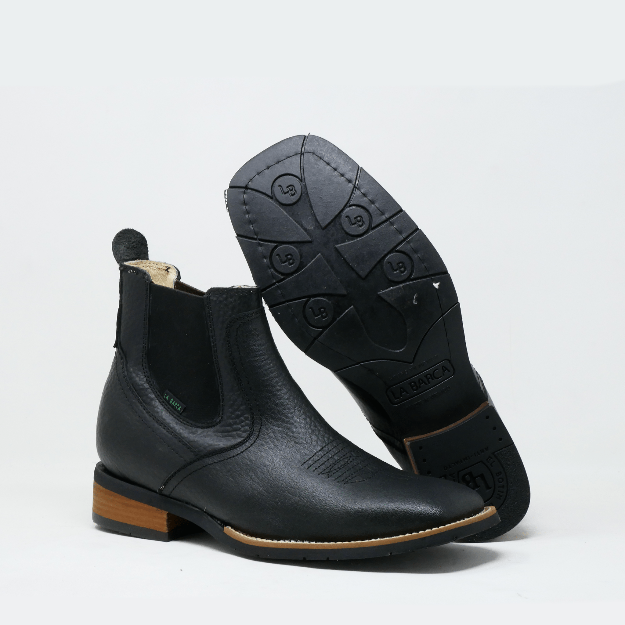 Botin vaquero bulldog suela de hule - Botín La Barca