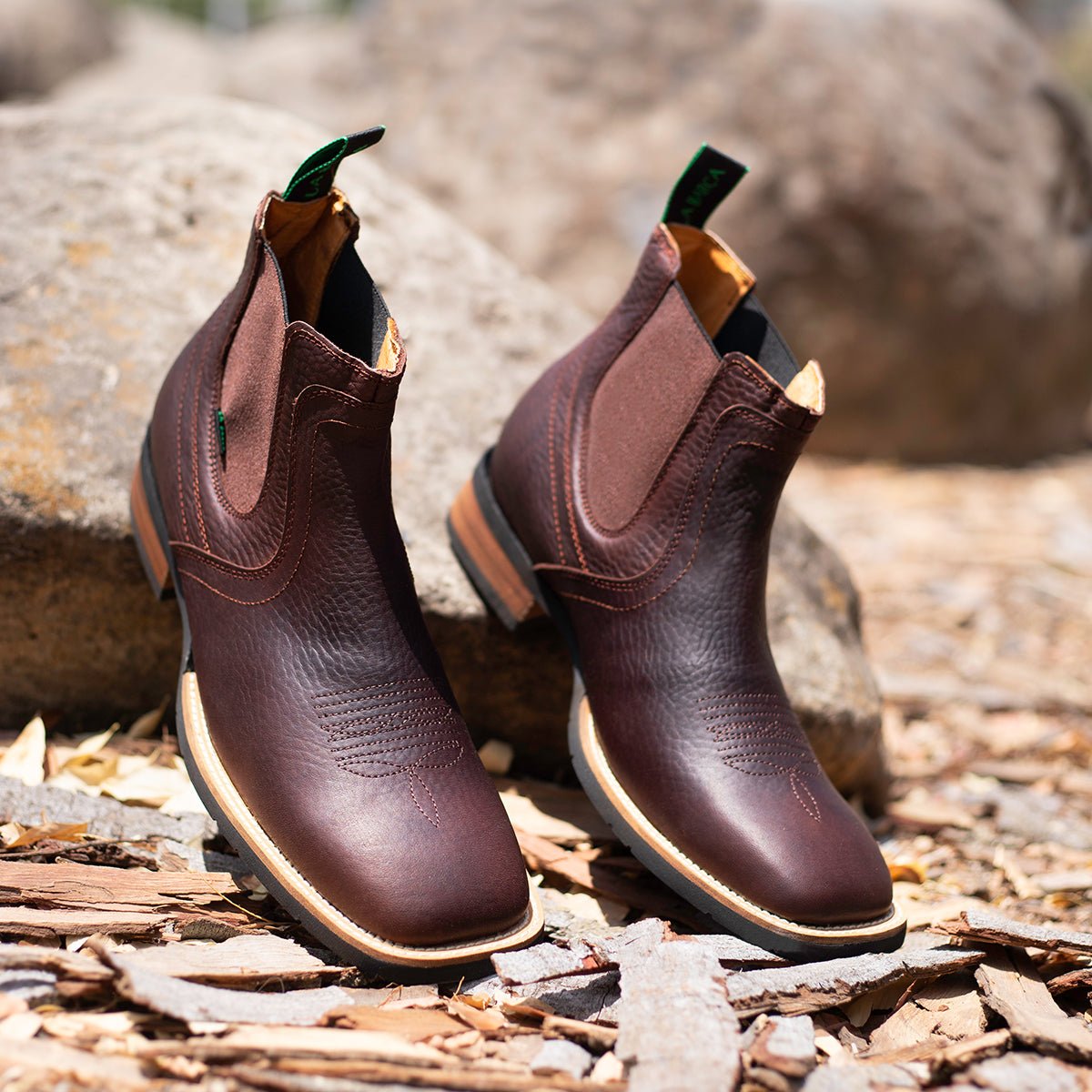 Botin Vaquero Color Café para Hombre - Botín La Barca