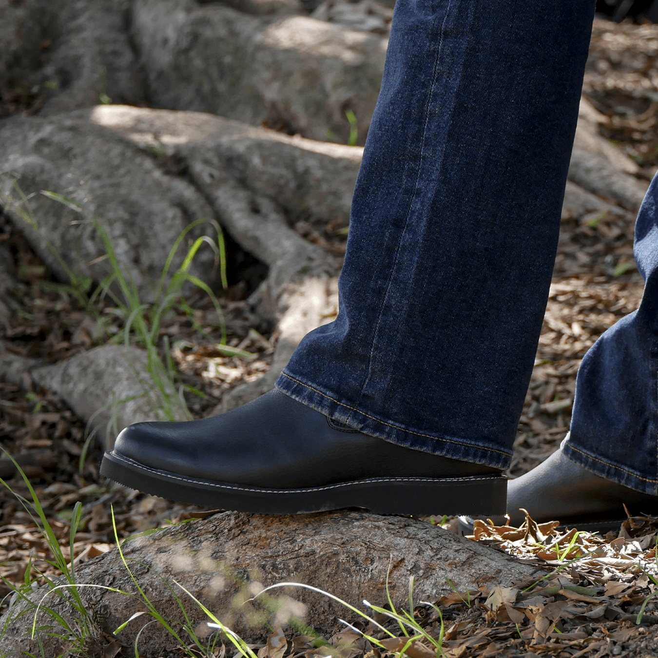 Botín vaquero de trabajo color negro para hombre - Botín La Barca