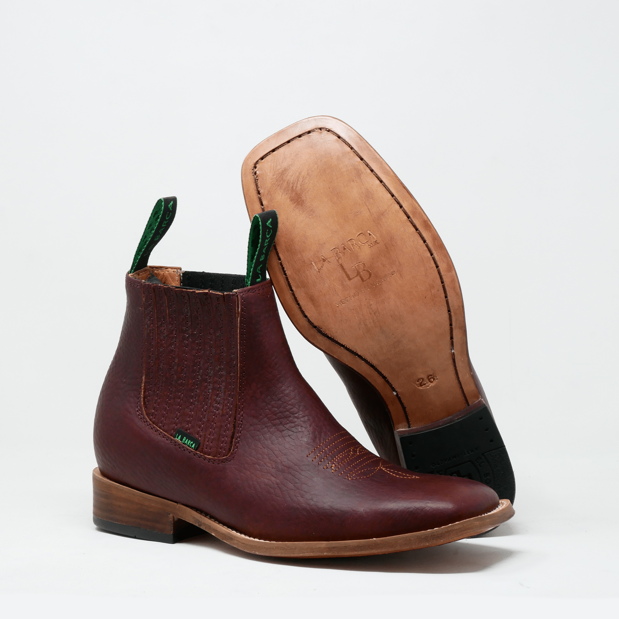 Botín Vaquero Tonalá­ Suela de Vaqueta - Botín La Barca