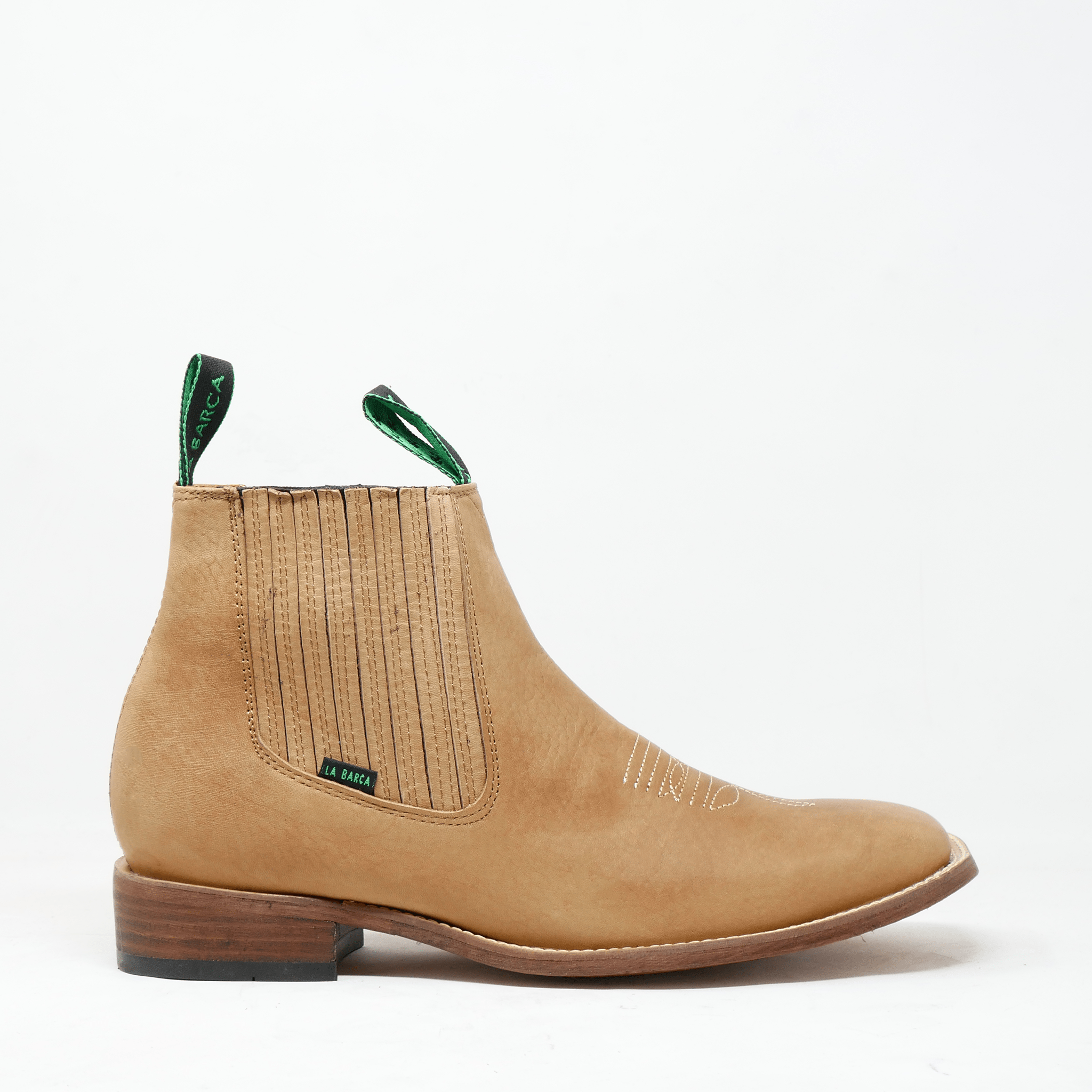 Botín Vaquero para Hombre con Suela de Vaqueta Botín la Barca