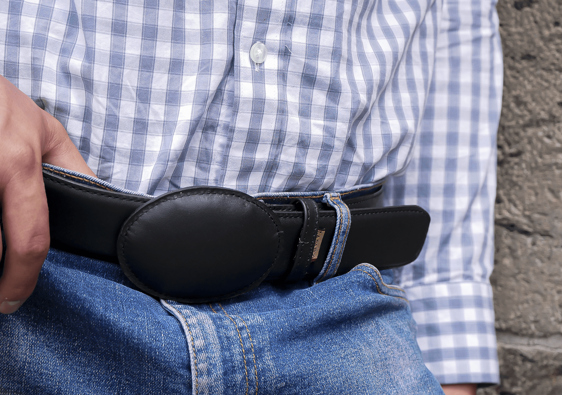 Cinto Vaquero de Piel - Botín La Barca