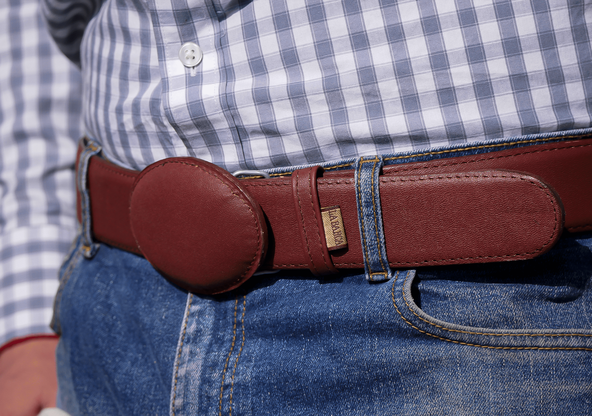 Cinto Vaquero de Piel - Botín La Barca