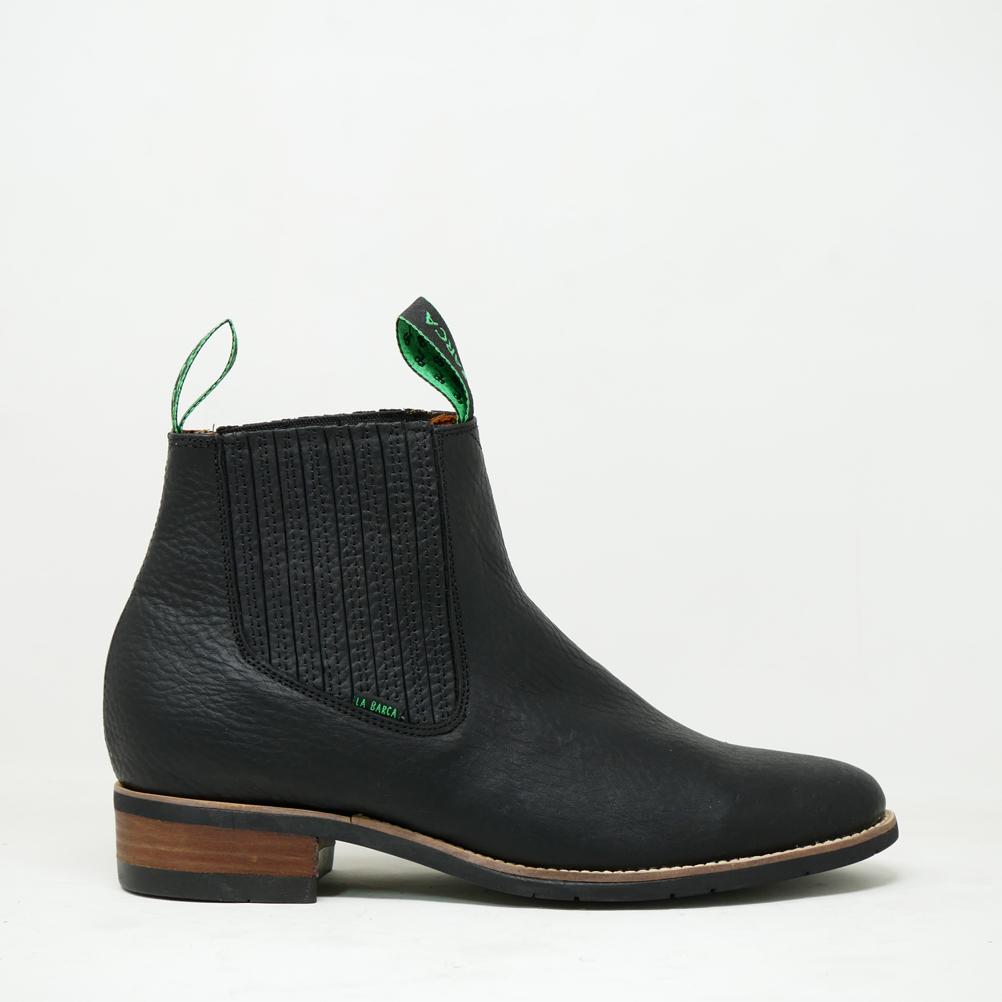 Nuevo botín charro color negro para hombre - Botín la Barca