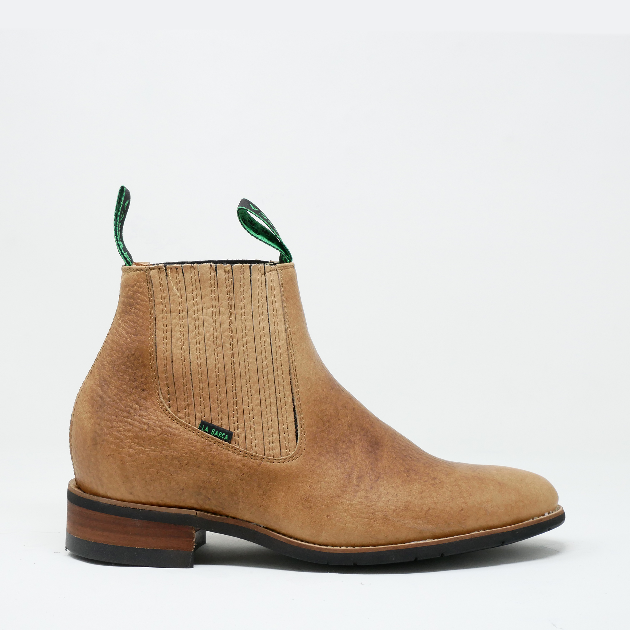 Nuevo botín charro color nuez para hombre - Botín la Barca