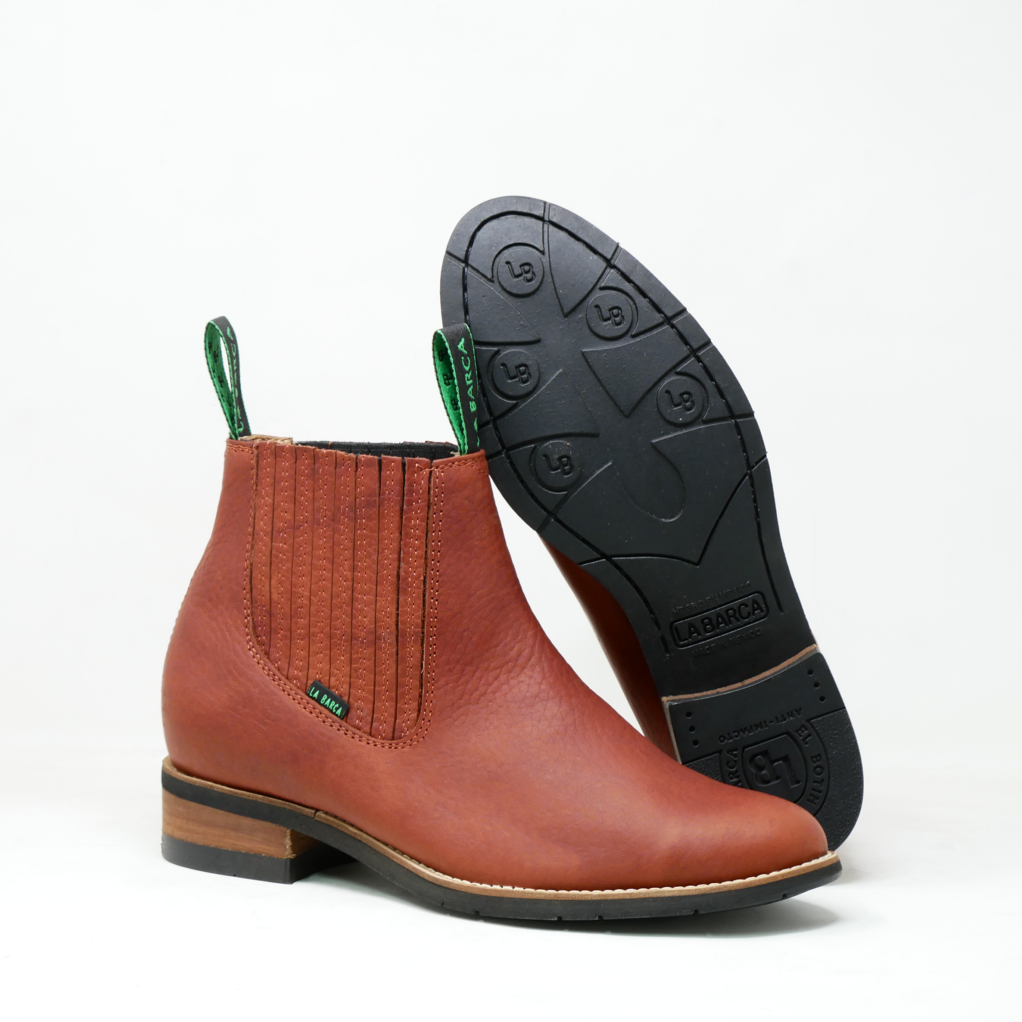 Nuevo botín charro color shedron para hombre - Botín la Barca